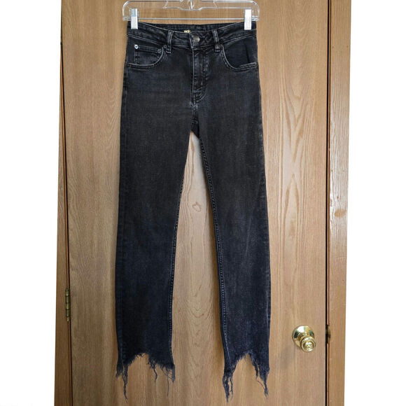Maje Slim Straight Cut Ripped Jeans - Picture 2 of 10